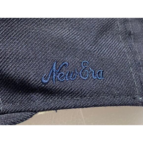 Detroit Tigers New Era 59Fifty Team Baseball Cap Size 7 1/8 Navy - Picture 6 of 11